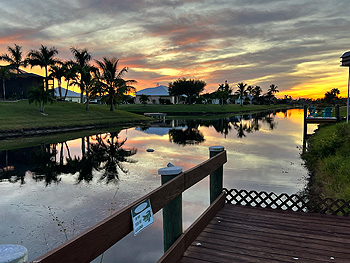 Glorious water sunsets